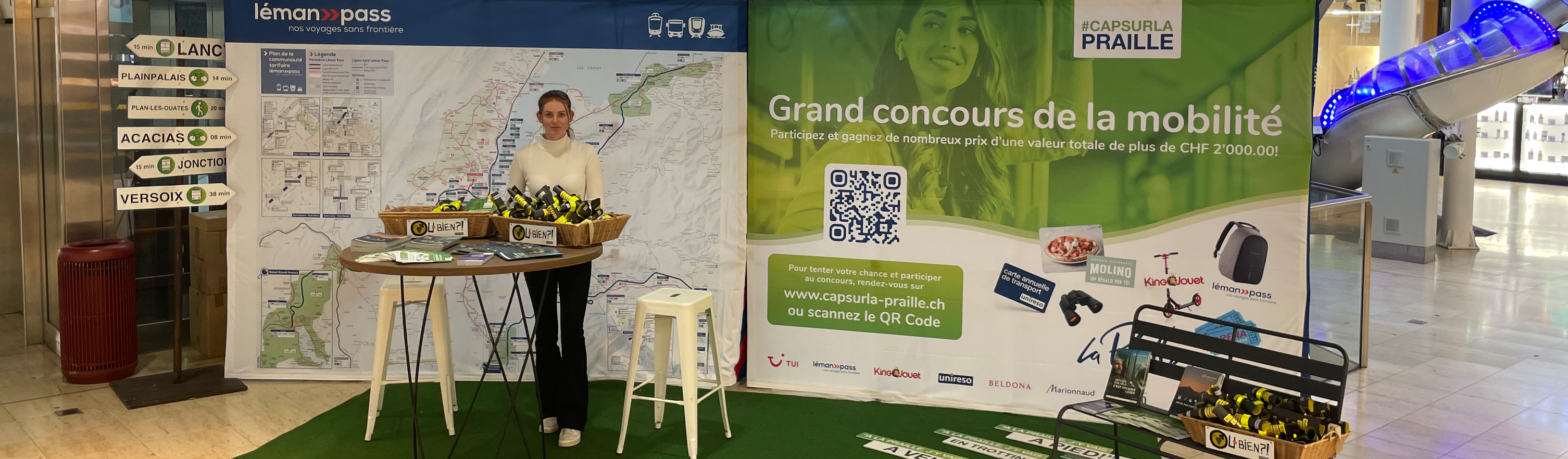 Stand de Mobilité à La Praille et Grand Concours